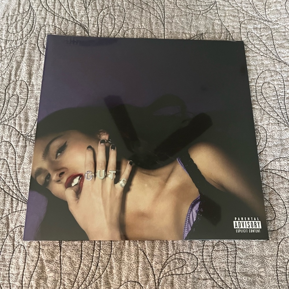 SEALED Olivia Rodrigo Guts Vinyl Signed insert black